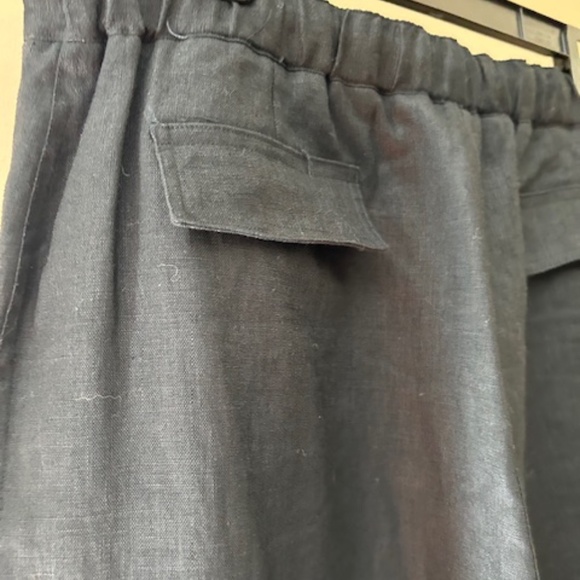 100% Linen , NYGARD High waisted, wide leg, lined trousers - Picture 2 of 6